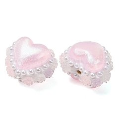 Rwsin & ABS Imitation Pearl & Polymer Clay Beads&nbsp;RE-CBA1913-01C