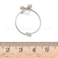 304 Stainless Steel Cuff Rings&nbsp;LS-RJEW-D338-03B-GP