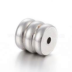 Tarnish Resistant 304 Stainless Steel Grooved Beads&nbsp;STAS-E425-019P
