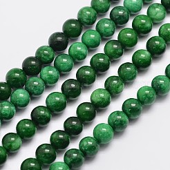 Natural Malaysia Jade Beads Strands&nbsp;G-A146-6mm-B04