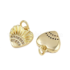 Brass Micro Pave Cubic Zirconia Pendants&nbsp;ZIRC-I367-04G-05