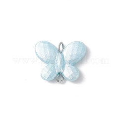 Opaque Acrylic Butterfly Links Connector Charms&nbsp;PALLOY-JF04284-01