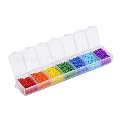 3500Pcs 7 Style 12/0 Glass Round Seed Beads&nbsp;SEED-YW0001-36