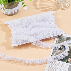 5M Polyester Pleated Lace Trim Ribbon&nbsp;OCOR-HY0001-32