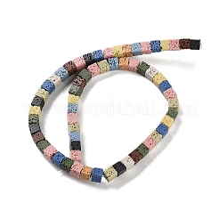 Synthetic Lava Rock Dyed Beads Strands&nbsp;G-H311-02B-05