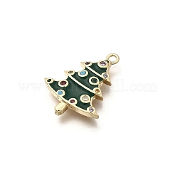 Brass Micro Pave Cubic Zirconia Pendants&nbsp;KK-Z126-26G