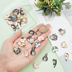 36Pcs 9 Style Alloy Pendants&nbsp;FIND-NB0003-27