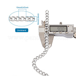 Aluminium Curb Chains&nbsp;X-CHA-T001-25S