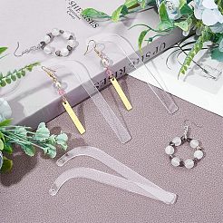 Acrylic Earring Display Sticks&nbsp;ODIS-WH0008-22