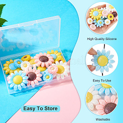 8 Styles Food Grade Eco-Friendly Silicone Focal Beads&nbsp;SIL-TA0002-28