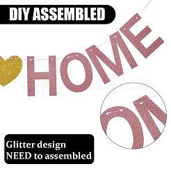 Paper Word Welcome Home Banner&nbsp;AJEW-WH20020-272B-06