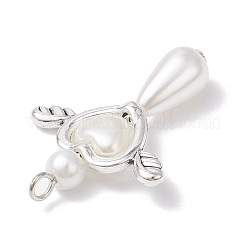 Acrylic & Tibetan Style Alloy Pendants&nbsp;PALLOY-JF04329