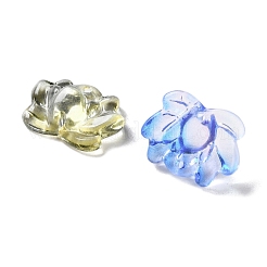 Transparent Glass Connector Charms&nbsp;GLAA-A015-01D