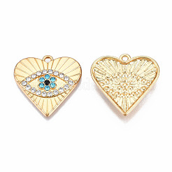 Rack Plating Alloy Enamel Pendants&nbsp;PALLOY-N172-055LG