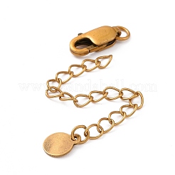 925 Sterling Silver Chain Extenders&nbsp;STER-D036-35AG
