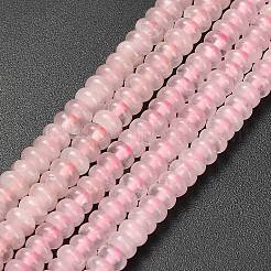 Natural Rose Quartz Beads Strands&nbsp;G-L635-A07-4x2mm