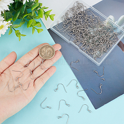 200Pcs 304 Stainless Steel Earring Hooks&nbsp;STAS-SP0001-43