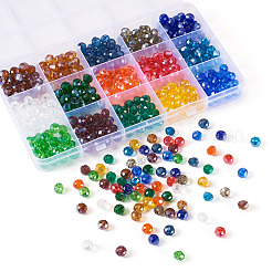 450Pcs 15 Colors Electroplate Glass Beads&nbsp;EGLA-TA0001-93