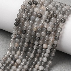 Natural Cloudy Quartz Beads Strands&nbsp;G-D840-69-4mm