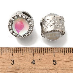 Rack Plating Alloy European Beads&nbsp;FIND-H005-02P-03