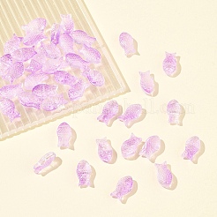 50Pcs Transparent Spray Painted Glass Beads&nbsp;GLAA-FS0002-06B