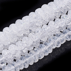 Synthetic Crackle Quartz Beads Strands&nbsp;G-S285-08