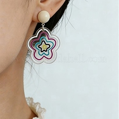 Alloy Resin Stud Earrings for Women&nbsp;WGDCBB9-02