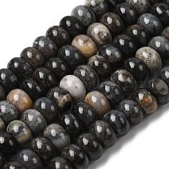 Natural Bamboo Leaf Agate Beads Strands&nbsp;G-A280-A07-02