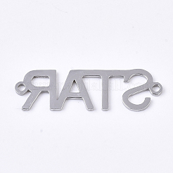 Non-Tarnish 201 Stainless Steel Links connectors&nbsp;STAS-N091-37P