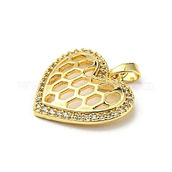 Brass with Cubic Zirconia Pendants&nbsp;FIND-Z023-01B