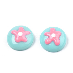 Opaque Resin Enamel Cabochons&nbsp;CRES-N031-023