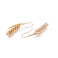 Wheat Brass Dangle Earrings&nbsp;KK-A227-24G