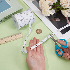 20 Yardcs Cotton Ribbon with Stainless Steel Eyelets&nbsp;OCOR-BC0009-65A-02
