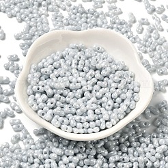 Opaque Colours Luster Glass Seed Beads&nbsp;SEED-B001-01A-09