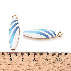 Alloy Enamel Pendants&nbsp;ENAM-T022-40KCG-01