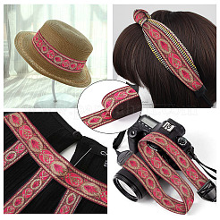 Ethnic Style Embroidery Polyester Ribbons&nbsp;SK-TAC0001-01