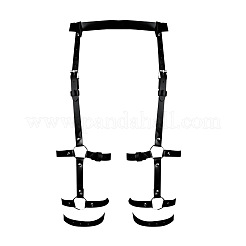 Adjustable Alloy & PU Leather Waist Leg Chains for Women&nbsp;FS-WG282E8-02