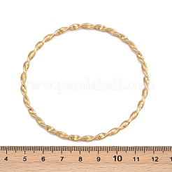 304 Stainless Steel Twist Bangles for Women&nbsp;BJEW-G759-06G