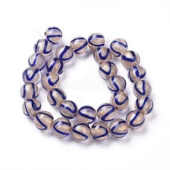 Handmade Lampwork Beads Strands&nbsp;LAMP-G140-05F