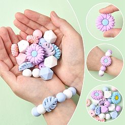 30Pcs Food Grade Eco-Friendly Silicone Beads&nbsp;SIL-FS0001-26B