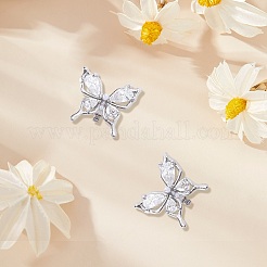 2Pcs Alloy Rhinestone Clip for Earphone Decorative Accessories&nbsp;FIND-CP0003-61B