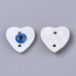 Freshwater Shell Links Connectors&nbsp;LS-SHEL-N026-37B