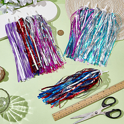 5 Pairs 5 Styles Kids Plastic Tassel Ribbon&nbsp;FIND-AR0006-71