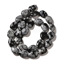 Natural Snowflake Obsidian Beads Strands&nbsp;X-G-I377-A28