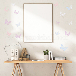 8 Sets 8 Styles Paper Hollow Butterfly Wall Stickers Decorations&nbsp;DIY-DR0001-70