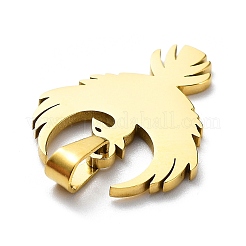 304 Stainless Steel Pendants&nbsp;LS-STAS-D036-13G