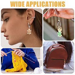 24Pcs 6 Colors Resin Pendant Decorations&nbsp;HJEW-CA00094