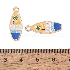 Alloy Enamel Pendants&nbsp;AL-CBAE435-01G