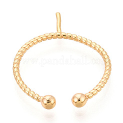 Brass Cup Peg Ring Settings&nbsp;LS-KK-N274-34G
