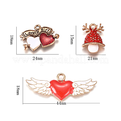 Alloy Enamel Pendant Sets&nbsp;PALLOY-CJ0001-11